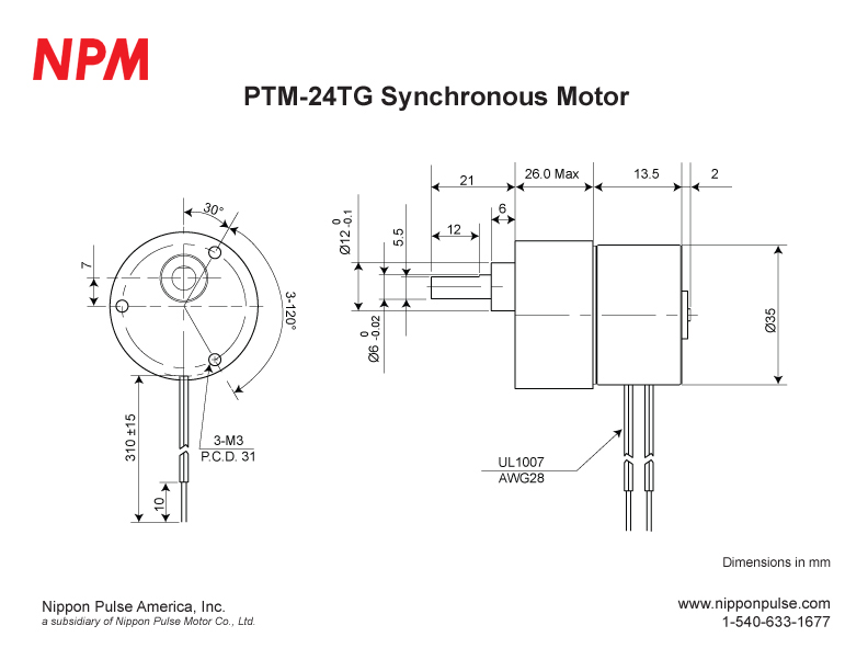 PTM-24TG(1/10) system drawing