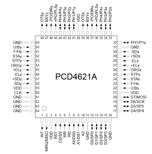 PCD4621A system drawing