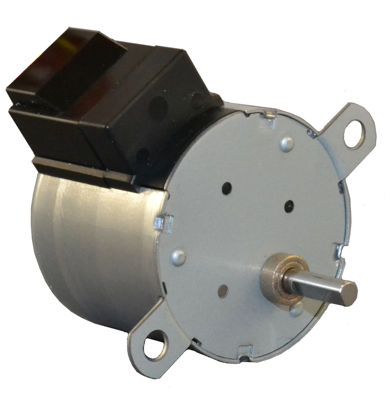 Nippon Pulse 30mm rotary tin-can stepper motor with connector