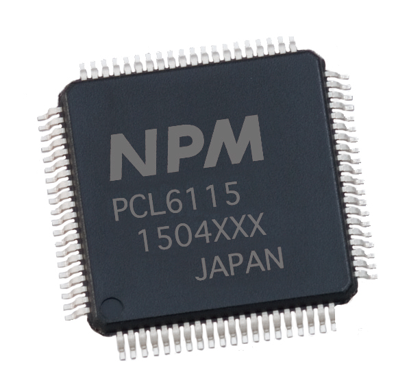 Nippon Pulse PCL 1-axis controller chip in 80-pin QFP package