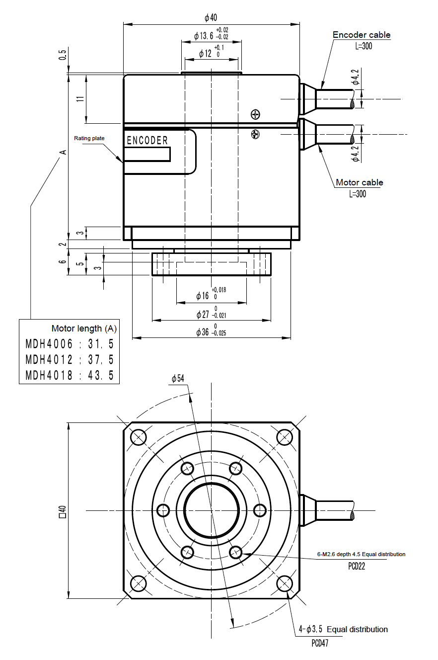 MDH(12)-4012 system drawing