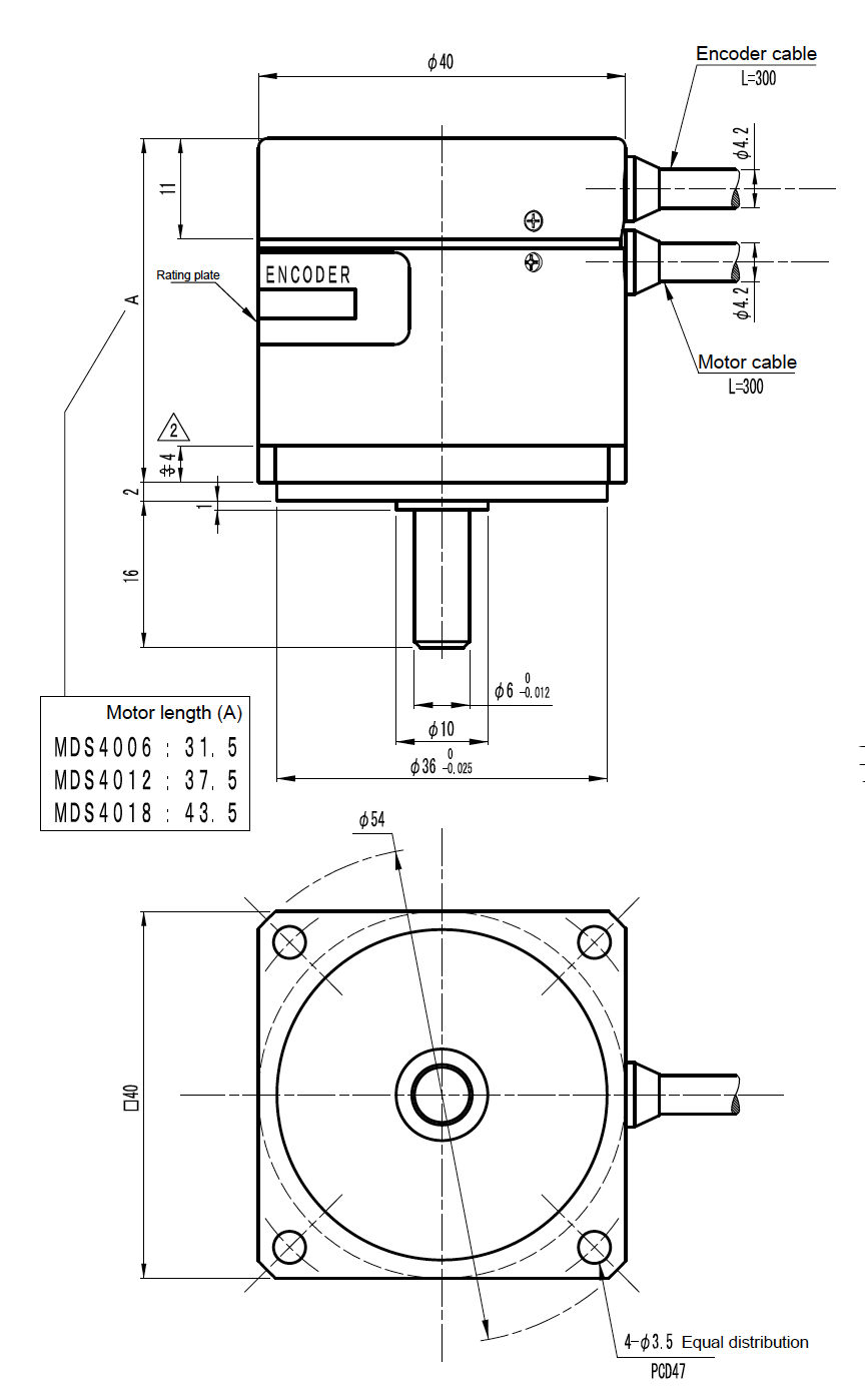 MDS-4006 system drawing