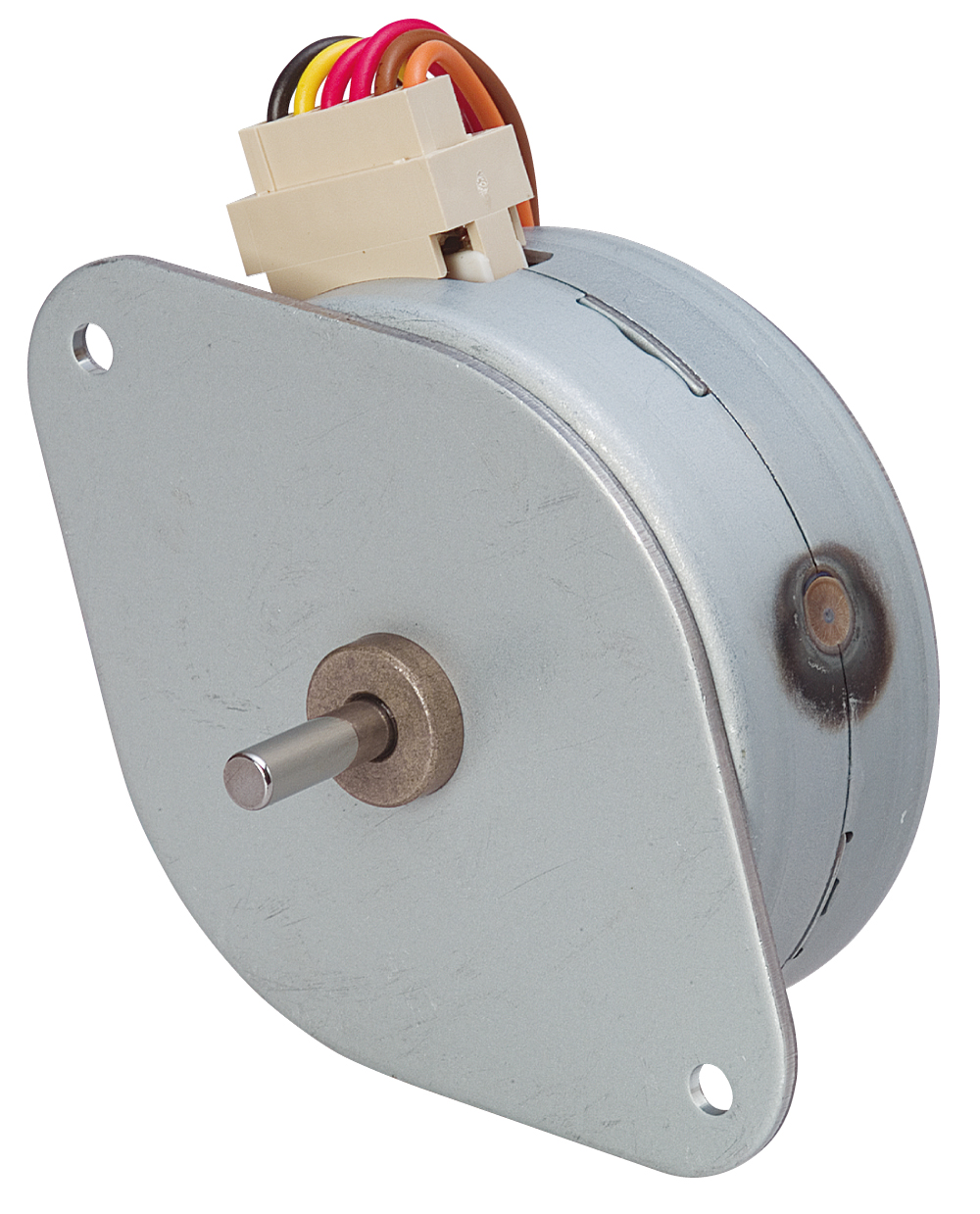 Nippon Pulse 55mm rotary tin-can stepper motor with connector
