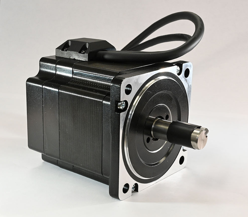 Nippon Pulse 86mm rotary hybrid stepper with encoder